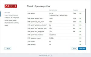 zabbix-server-install-check-pre-requisites